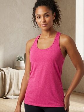 Women's Hot Pink Racerback Tank Top
